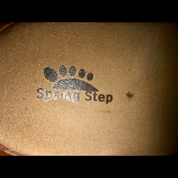 🩵2/$20 MIX & MATCH🌺Spring Step Sunshine Leather Open Toe Slide Sandal - Picture 8 of 8